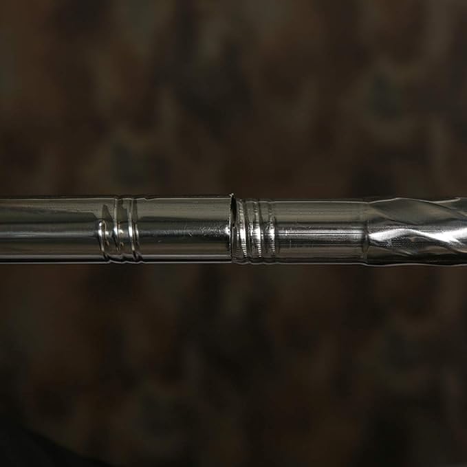 Mengersi Canopy Bed Frame Post Stainless Steel Four Corner Bed Canopy Poles Mosquito Net Frame Bracket Fit for Metal Bed Wood Bed Twin Size (Silver)