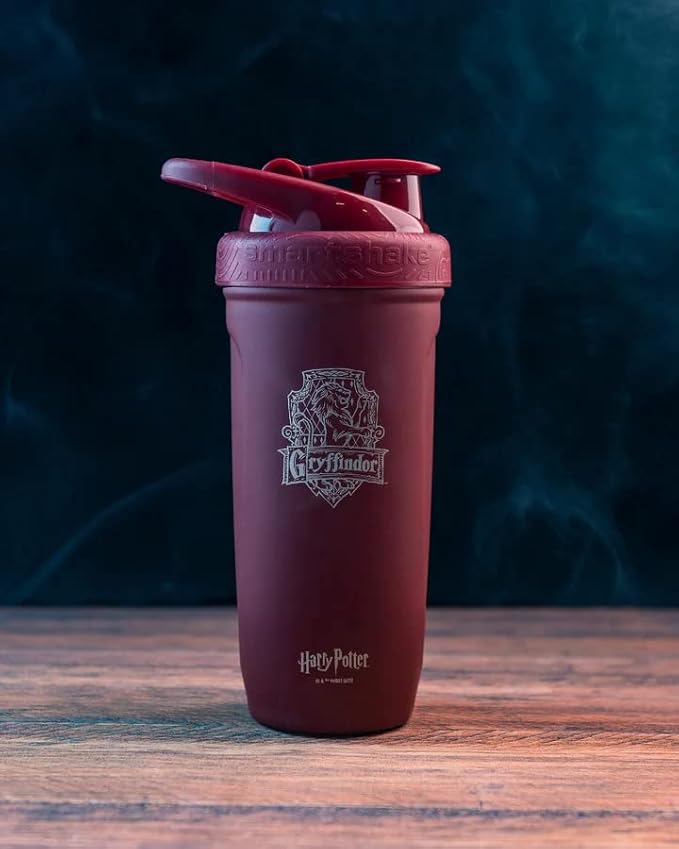 Smart Shake Reforce Stainless Steel Harry Potter Gryffindor Shaker Bottle (900 ML /30oz) | Light Weight Resistance Sports Shaker Bottle with a Soft Lid | Leakproof, BPA Free & DEHP Free