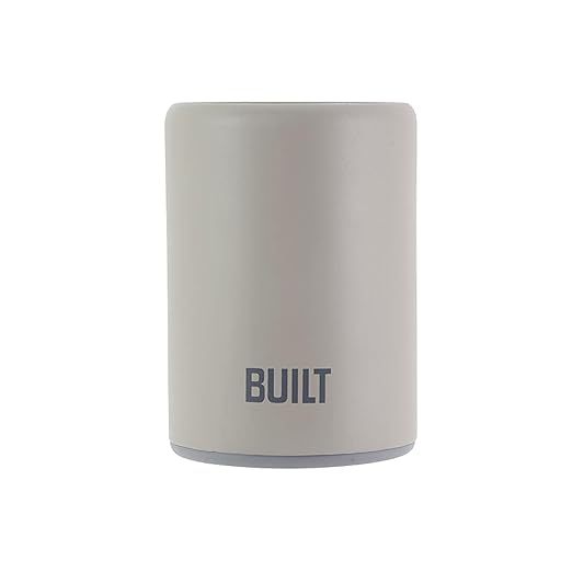 BUILT 12 Ounce Double Wall Stainless Steel K2 Can Chiller Concrete Grey