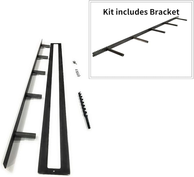 Floating Shelf Brackets - Sheppard Brackets - Easy Install - Heavy Duty (58 inch Build Kit)