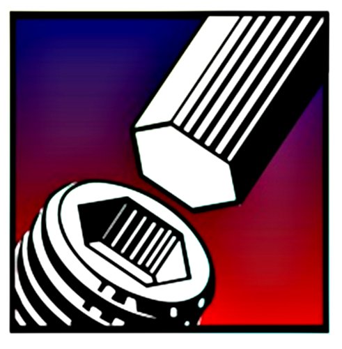 EKLIND 54992 12 MM Cushion Grip Hex T-Handle T-Key allen wrench