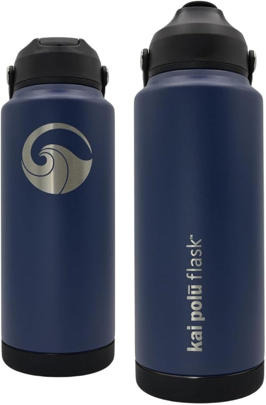 Insulated Stainless Steel Water Bottle (Ocean (Kai), 32 oz)