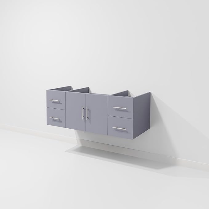 Sonoma 48 in. W X 22 in. D Dark Grey Single Bath Vanity Cabinet Without Countertop