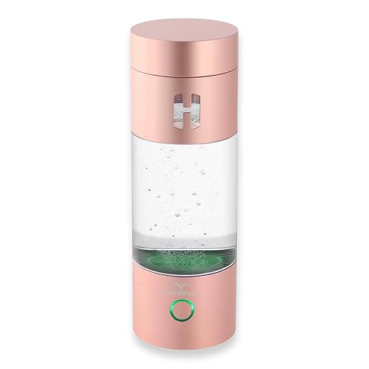H2-Pro Hydrogen Water Bottle Generator with Latest SPE-PEM Technology (Rose Gold)