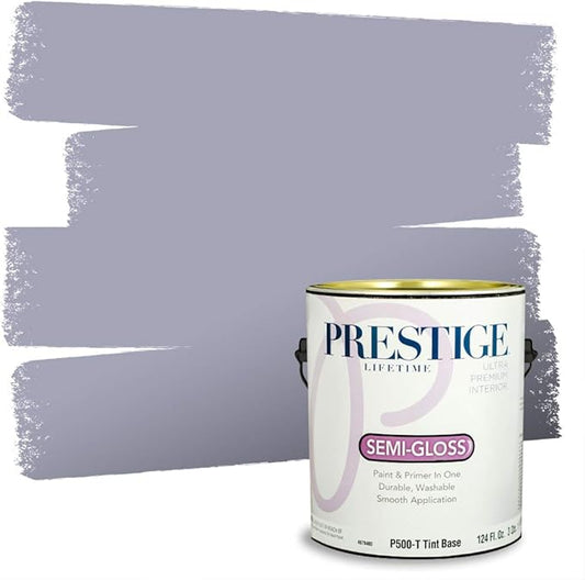 PRESTIGE Interior Paint and Primer in One, Fountain Stone, Semi-Gloss, 1 Gallon