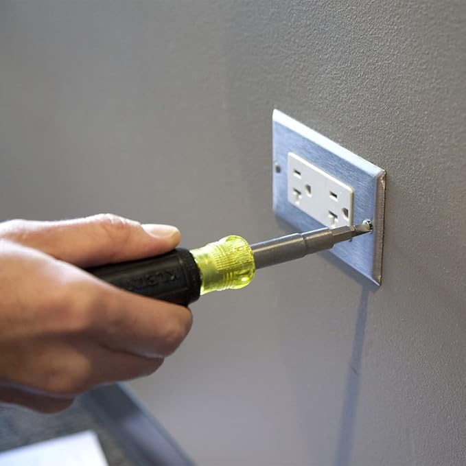 Klein Tools 80019 Tool Set, Multi-Bit Screwdriver and Nut Driver Tool Kit, 30 Different Industrial Strength Bits and Sizes, 4-Piece