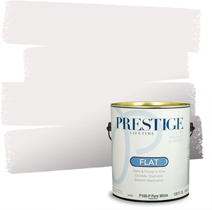 PRESTIGE Interior Paint and Primer in One, Prim and Proper, Flat, 1 Gallon
