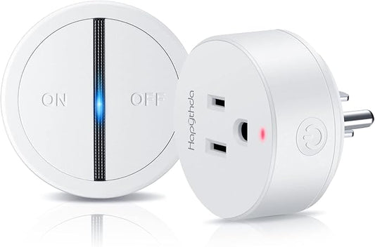 Garbage Disposal Button,Air Switch Garbage Disposal with No Wiring Needed,Garbage Disposal Button with 15A/1500W/4000V Anti-Surge for 500ft RF Range Magnetic Base Smart Plugs