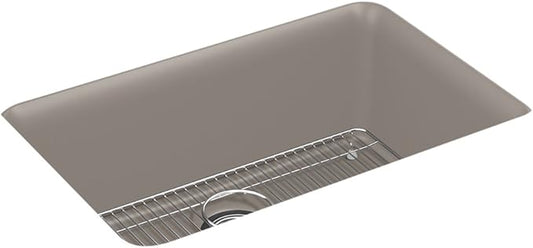 KOHLER K-28000-CM3 Cairn Sink, 27 in, Matte Taupe