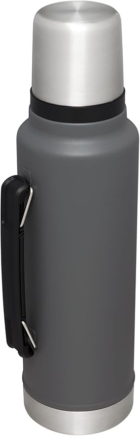 Stanley Classic Vacuum Insulated Wide Mouth Bottle -BPA-Free 18/8 Stainless Steel Thermos for Cold & Hot Beverages