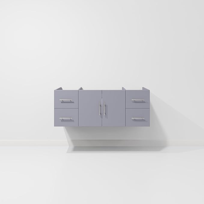 Sonoma 48 in. W X 22 in. D Dark Grey Single Bath Vanity Cabinet Without Countertop