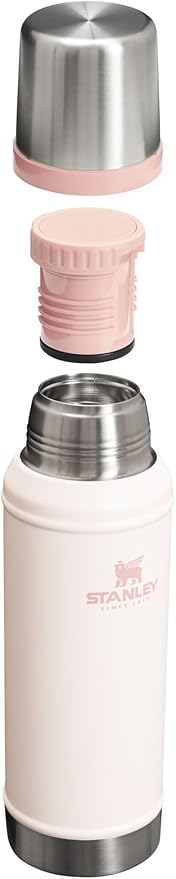 Stanley Classic Vacuum Insulated Wide Mouth Bottle -BPA-Free 18/8 Stainless Steel Thermos for Cold & Hot Beverages