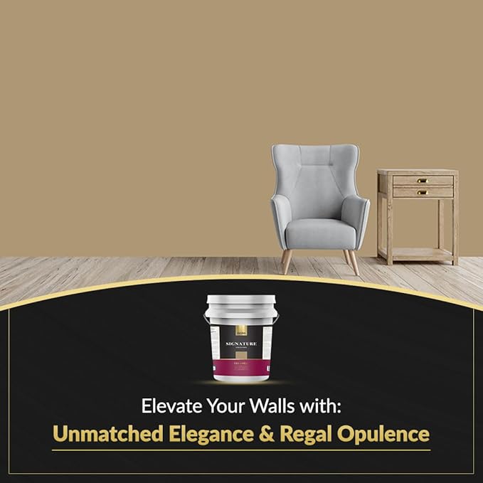 EVOLVE Signature Paint & Primer: Luxury Paint & Primer for Indoor & Outdoor Surfaces, Minimal Odor, Eggshell Sheen (Jute Beige, 5 Gallon)