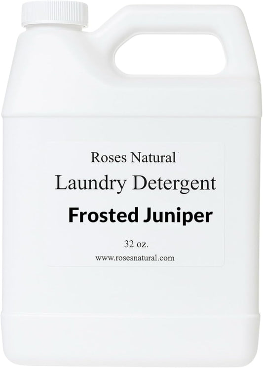 Plant-Based Liquid Laundry Detergent, 32 Fl Oz, Multiple Scents, HE Compatible (Frosted Juniper)