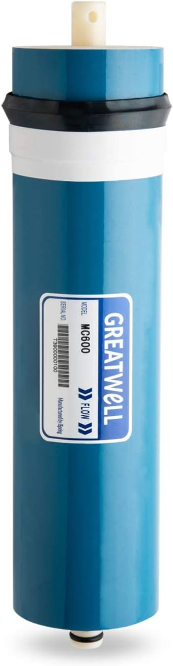 iSpring MC600 RO Membrane Replacement Filter for Tankless Countertop Reverse Osmosis Water Filtration System RCT600, 600 GPD