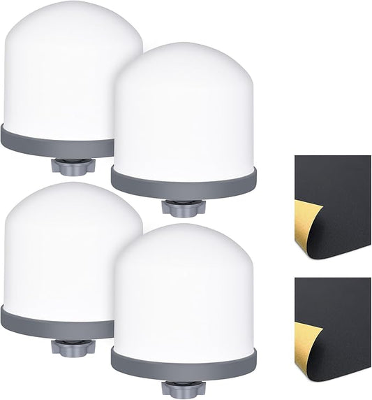 Ceramic Dome Water Filter Replacement 0.2 to 0.5 micron for Countertop Water Filter System 4PACK