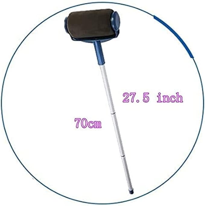 TOURACE® 9Pcs/Set Paint Roller Kit with Sticks Paint Roller Pro Transform Your Room in Just Minutes Quickly Decorate Runner Tool Painting Brush Set