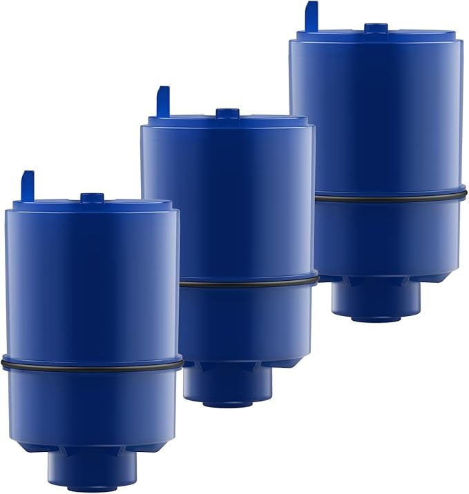 Crystala Filters Compatible with PUR® water filter replacement, Pur filter replacement faucet compatible with All PUR®, RF9999® and RF-3375, Pur filter replacement faucet, 3 Pack