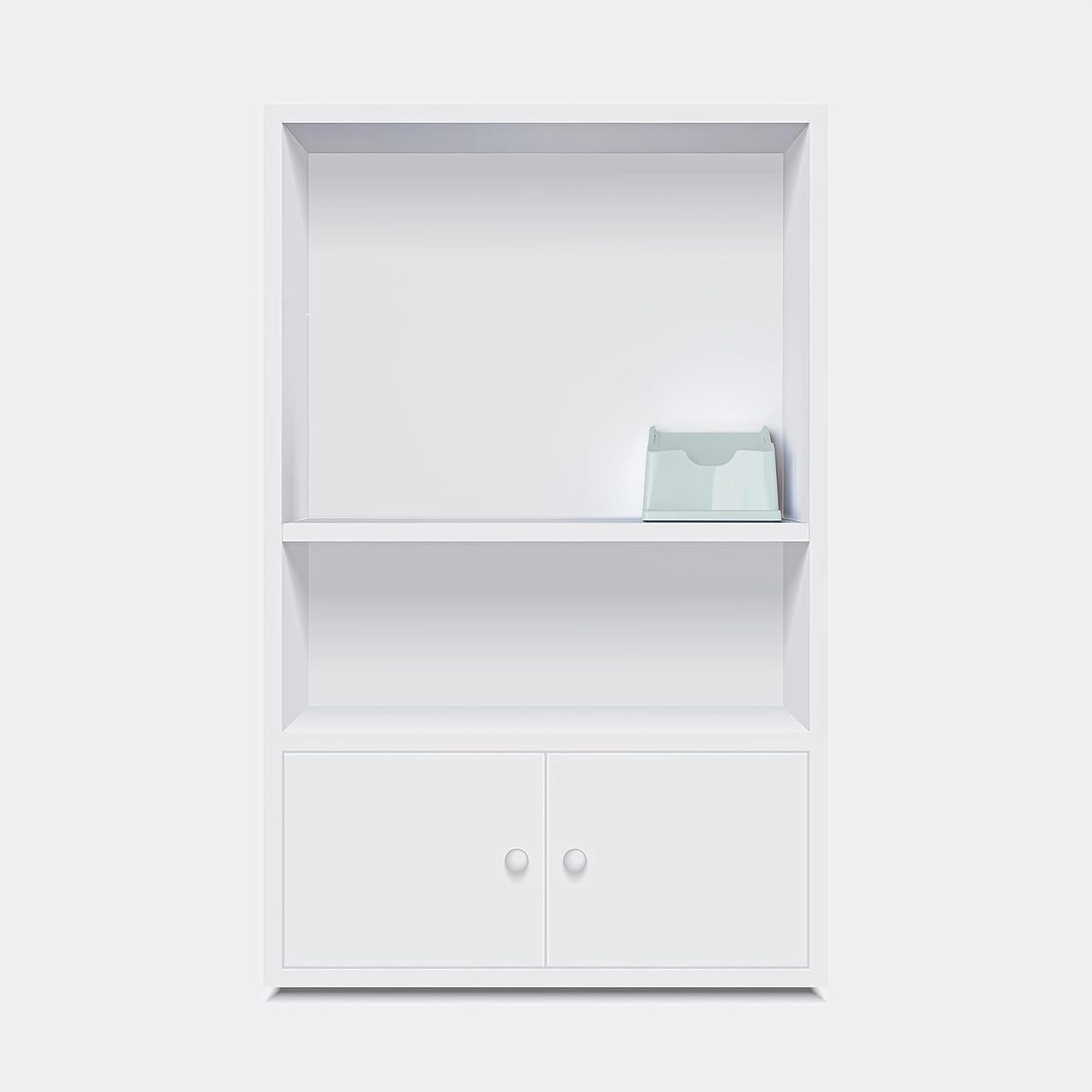 Skywin No-Spill Liquid Laundry Detergent Holder Organizer and Drip Tray for Laundry Room Organization with Laundry Soap Catcher Tray (No Strap, Blue)