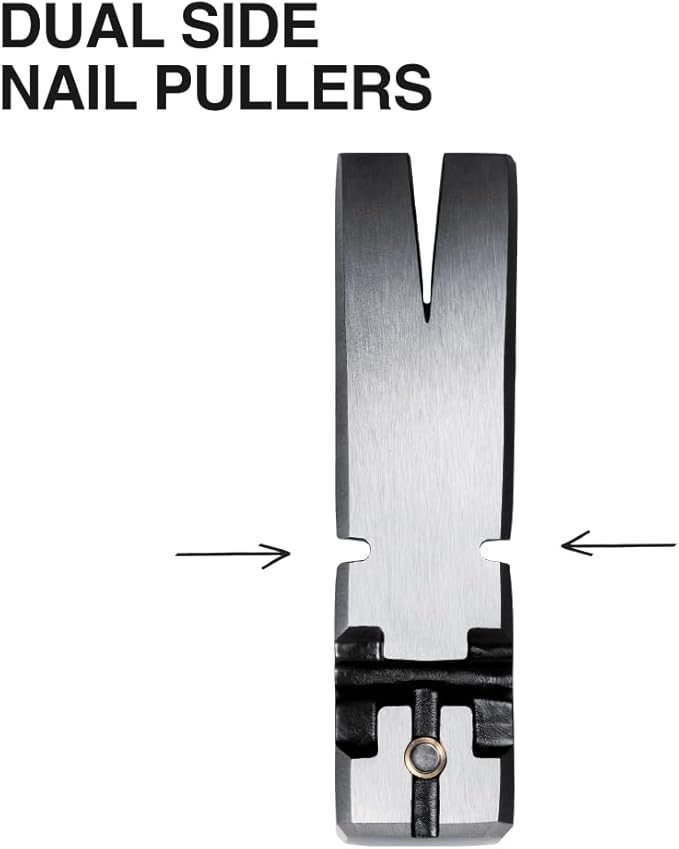 Klein Tools H80922S Smooth Face Framing Hammer with Straight Claw, 22-Ounce Forged Steel, Magnetic Nail Starter, and Extra-Large Squared Strike Face