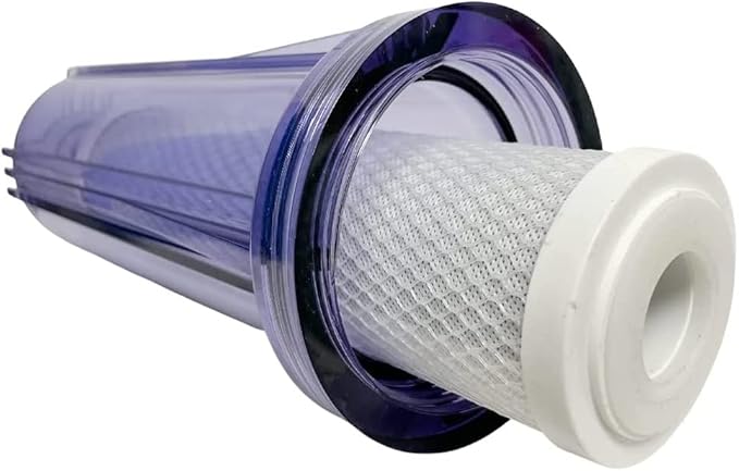 Compatible to Water Pur Company CCI-10CLW Filter Canister with 1/4” NPT ports and (2) CCI-10-Ca Water Filters by IPW Industries Inc.