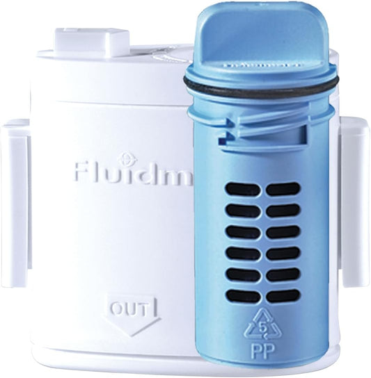 Fluidmaster 8100 Flush 'n Sparkle Automatic Toilet Bowl Cleaning System with Blue Cartridge, Upgraded Version