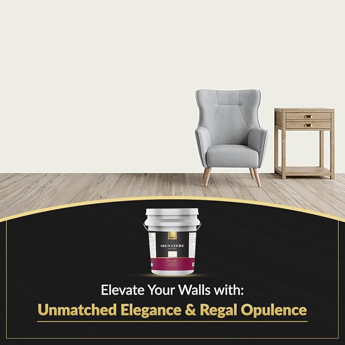 EVOLVE Signature Paint & Primer: Luxury Paint & Primer for Indoor & Outdoor Surfaces, Minimal Odor, Eggshell Sheen (Gypsum White, 5 Gallon)