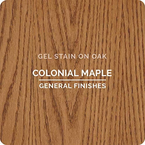General Finishes Oil Base Gel Stain, 1 Gallon, Colonial Maple