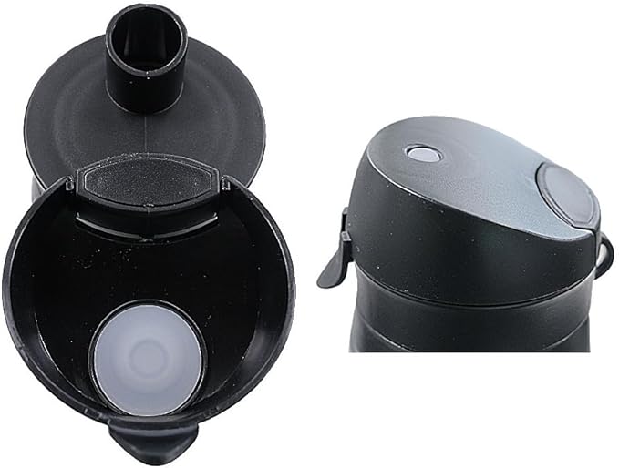 Water Bottle with Storage Compartment and Key Holder, Grey, MP- W02