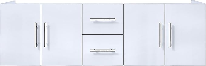 Sonoma 60 in. W X 22 in. D Glossy White Double Bath Vanity Cabinet Without Countertop