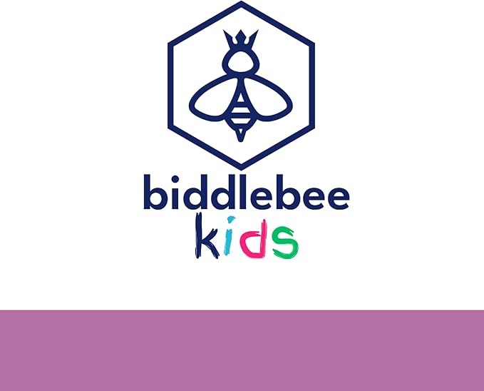 Biddlebee Kids Water Bottle with Straw Lid | 14oz Insulated Stainless Steel Reusable Bottles for School | Leak Proof Cap with Handle & Touch Free Spout | Great for Boys & Girls (Owls)