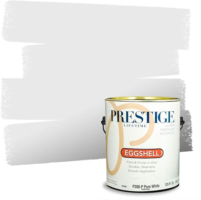 PRESTIGE Interior Paint and Primer in One, Moon Glow, Eggshell, 1 Gallon