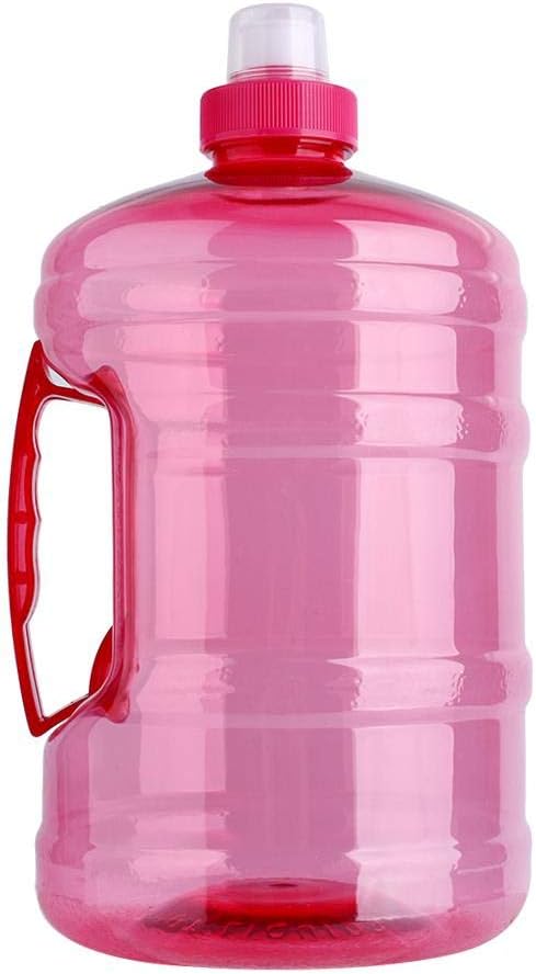 FILFEEL 2L Large Bottle BPA Plastic Kettle Drinking Container with Handle for Outdoor Training Party Fitness Gym Sports (PET)