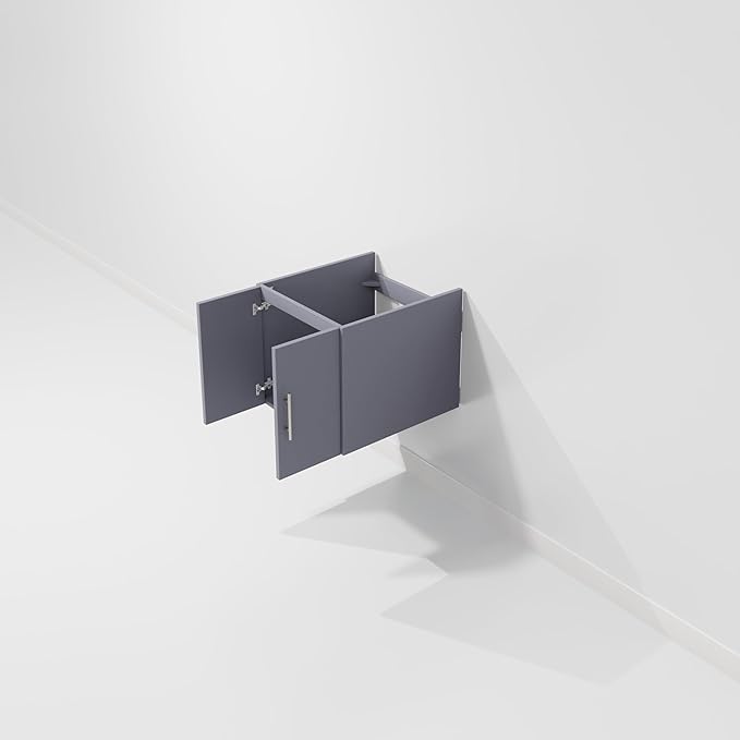 Sonoma 24 in. W X 22 in. D Dark Grey Single Bath Vanity Cabinet Without Countertop