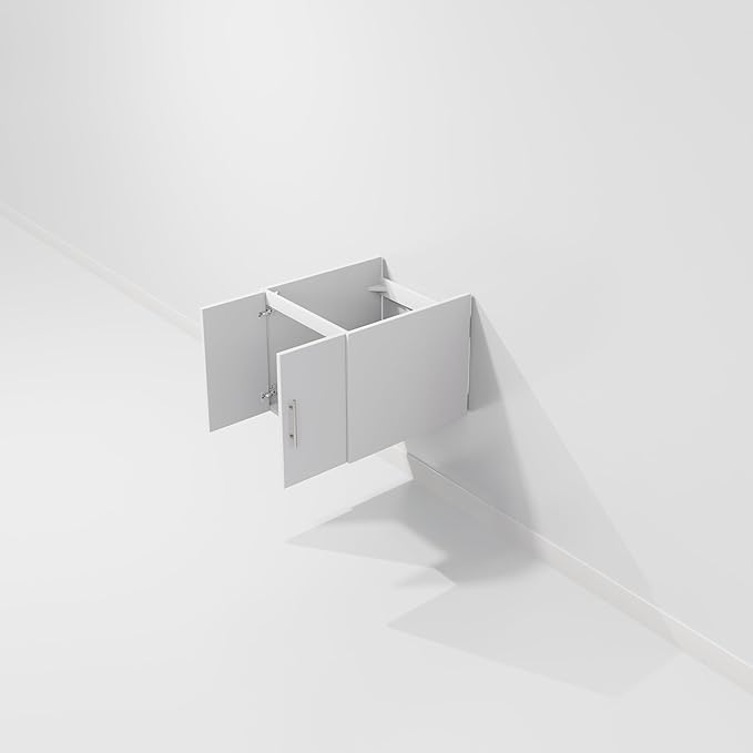 Sonoma 24 in. W X 22 in. D Glossy White Single Bath Vanity Cabinet Without Countertop