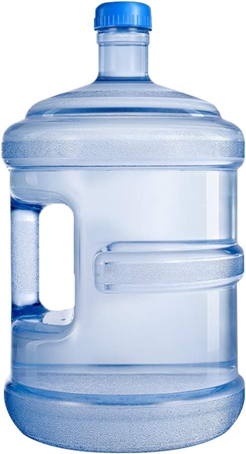 Water Storage Container, 5L/ 1. 3 Gallon Water Bottle with Screw Cap and Handle - Portable Water Jug for Sports Outdoor Travel Camping Supplies