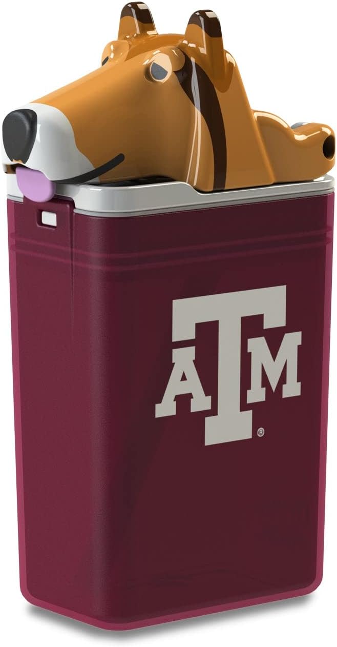 Reusable Water Bottle | Officially Licensed NCAA Sports Bottle |BPA Free | Dishwasher Safe | Texas A&M | Collie Reveille Mascot Officially Licensed NCAA - 8 oz