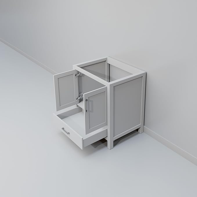 Big Sur 30 in. W X 22 in. D White Single Bath Vanity Cabinet Without Countertop