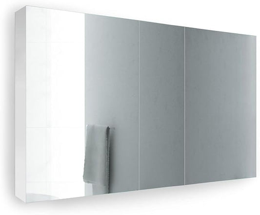 Krugg Medicine Cabinet | Recess or Surface Mount | Blum Hinge 170 Degree Soft Close| (60"x36")