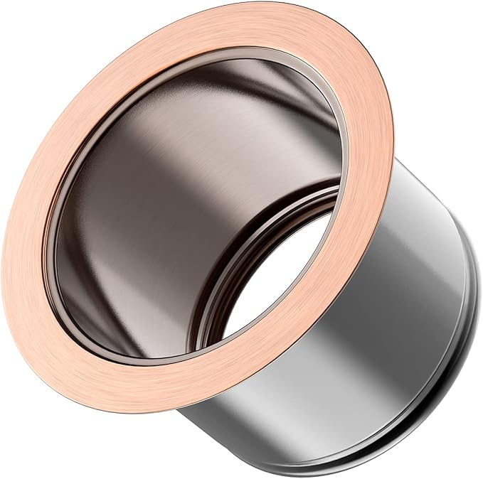 BOTEMY B9179 Extended Garbage Disposal Flange Deep Kitchen Sink Flange Stainless Steel for 3-1/2 Inch Standard Sink Drain Hole (Antique Copper (AC))