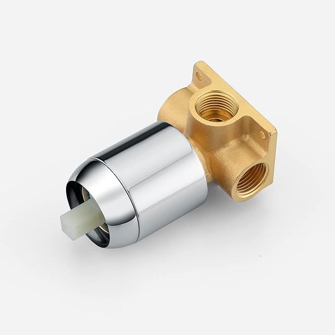 SUMERAIN Bathroom Shower Faucet with Valve, 8 Inch Rain Shower Head and Faucet Set Single Handle, Chrome Finish