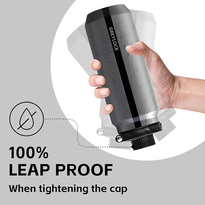 Greylock 20 oz Insulated Stainless Steel Water Bottle with Straw Lid- BPA-Free Leak Proof When Closed, Reusable Metal Water Bottle with Carry Handle for Travel Camping, 24 Hours Cold (Mapmakersmuse)