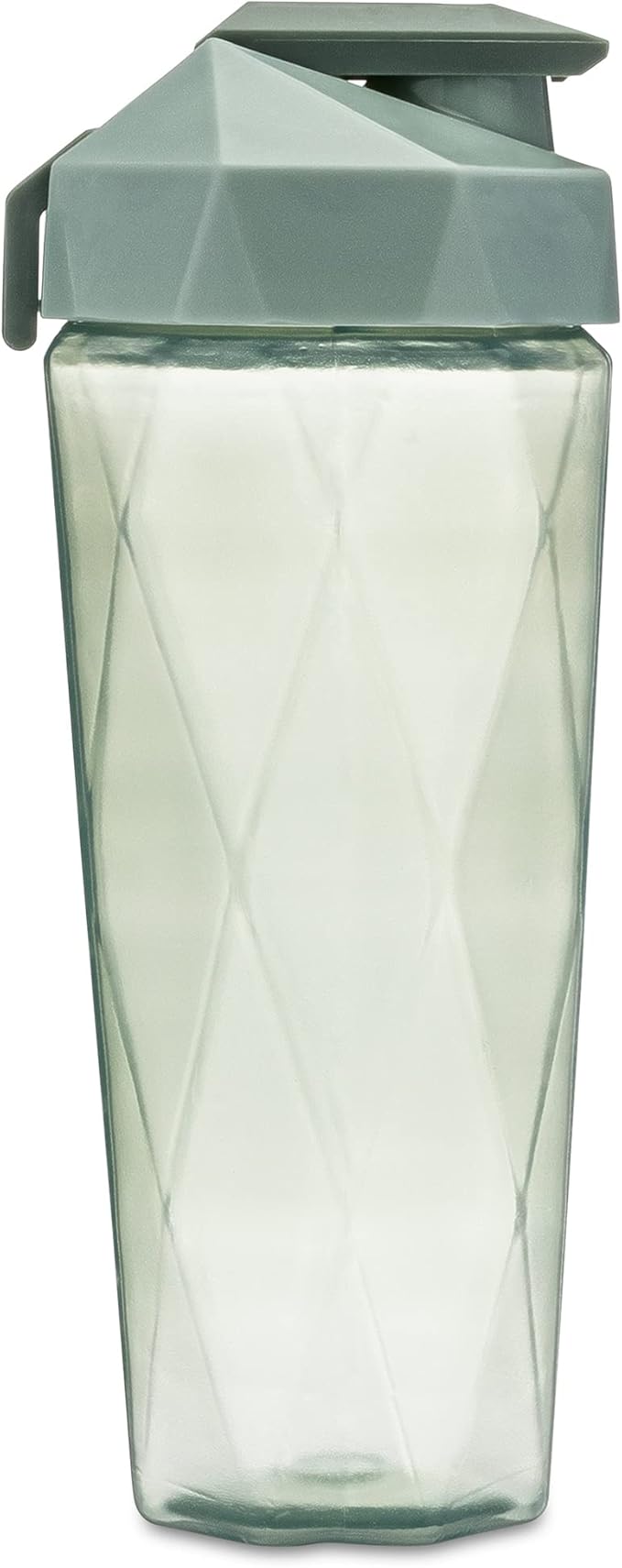 Classic 28oz Blender Shaker Bottle | Protein Shaker Bottle with Diamond Agitator | Shaker Cup with Carrying Handle and Dishwasher Safe | Sage - 28-Ounces