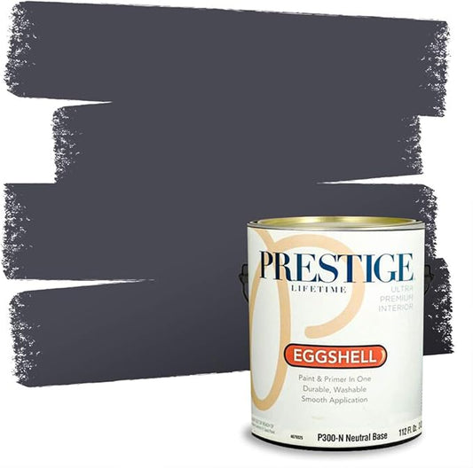 PRESTIGE Interior Paint and Primer in One, Ash Hollow, Eggshell, 1 Gallon