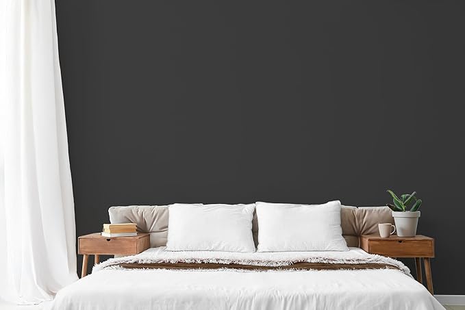 EVOLVE Paint & Primer: Environment-friendly, Low Sheen with One-coat Coverage for Interior & Exterior surfaces (Black Iron, 1-Gallon)