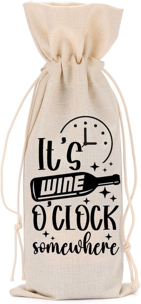 Funny Wine Quotes Wine Bag Wine Tasting Party Supplies for Wine Lovers Women Men Aunt Groom Friend Christmas Birthday Wedding Bachelorrette Party Wine Bags