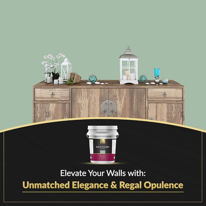 EVOLVE Signature Paint & Primer: Luxury Paint & Primer for Indoor & Outdoor Surfaces, Minimal Odor, Eggshell Sheen (Sage Green, 5 Gallon)