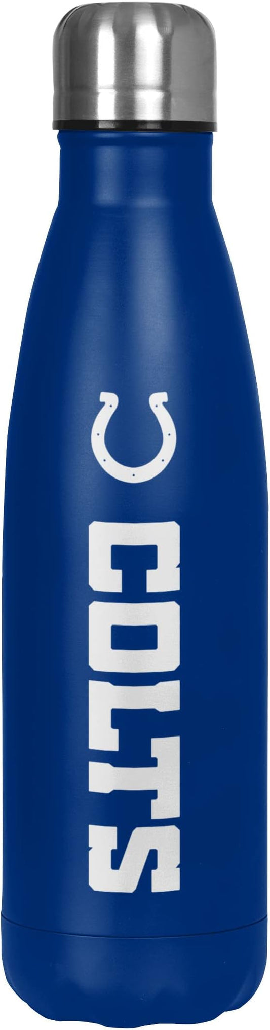 FOCO NFL unisex-adult NFL Team Logo Wordmark Chill Water Bottle