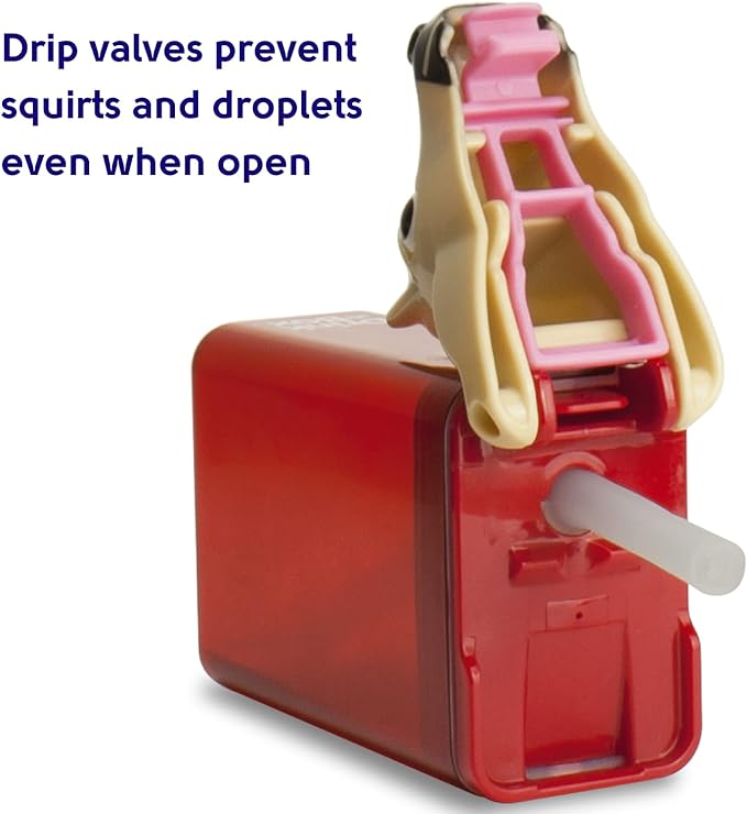 Reusable Water Bottle | Officially Licensed NCAA Sports Bottle | BPA Free | Dishwasher Safe | Boomer & Sooner Mascot | 8 oz Drink in the Box - The University of Oklahoma