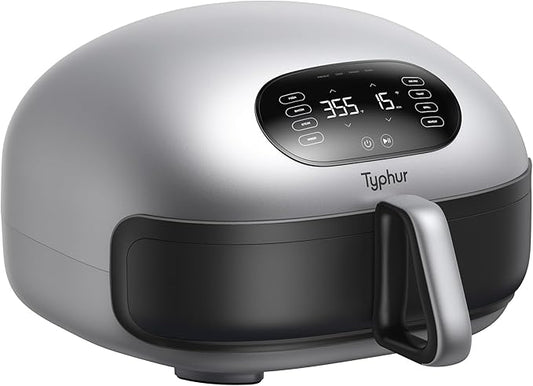 Typhur Dome 2 Air Fryer, Extra Large Airfryer with Superior Airflow, Self-cleaning Smart Digital Fryer with PFAS free Basket for Quick Easy Meals, Fits a 12" Pizza or 4-Slice Toast